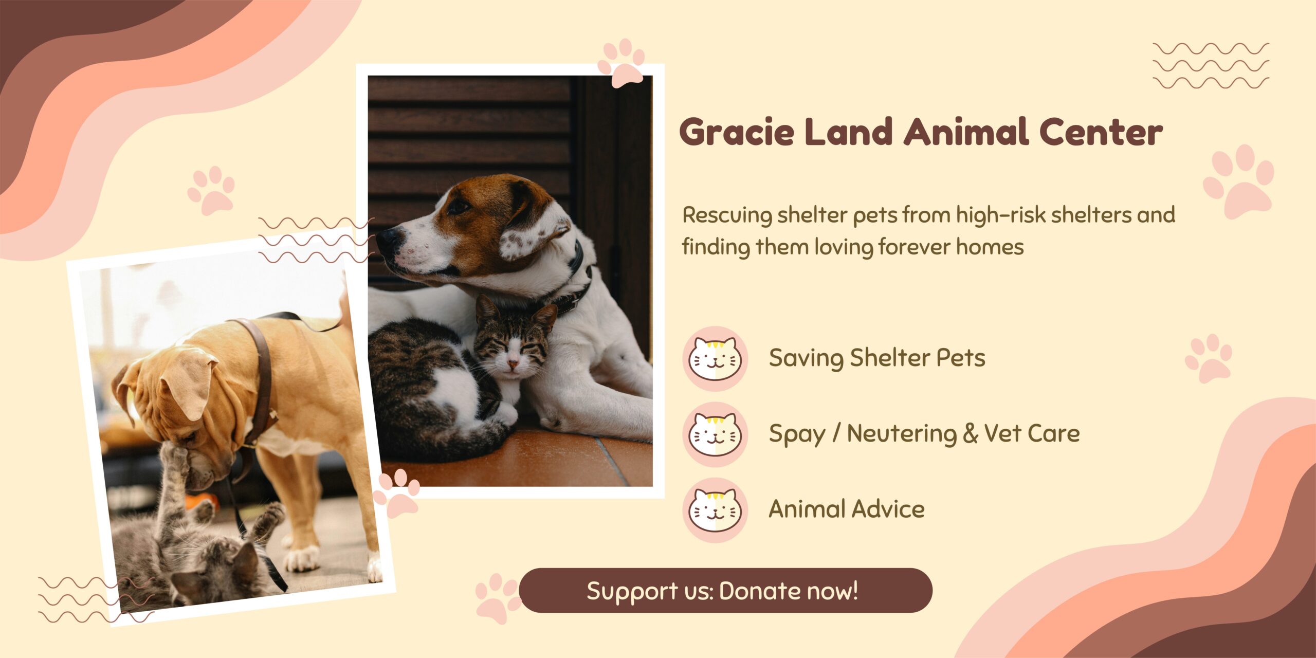 Gracie Land Animal Center - Support us by donating now!